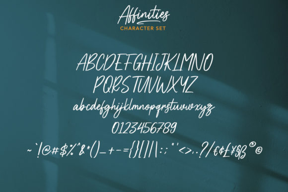 Affinities Font Poster 8