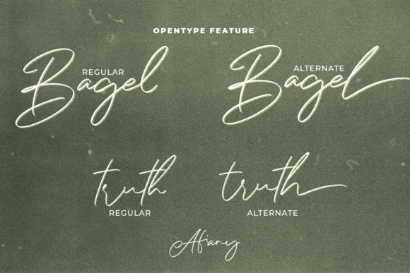 Afiany Font Poster 8