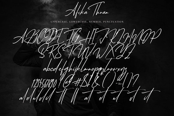 Afika Thuan Font Poster 9