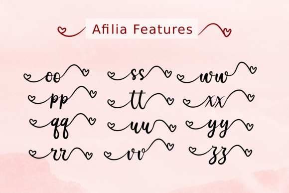 Afilia Font Poster 6