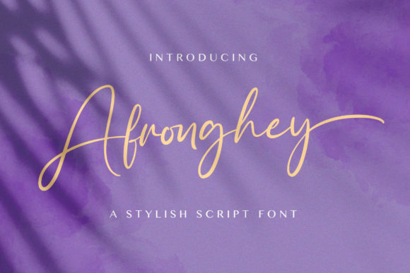 Afronghey Font Poster 1