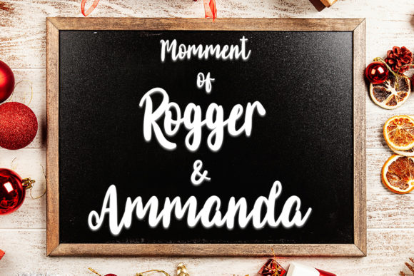 Afternoon Christmas Font Poster 4