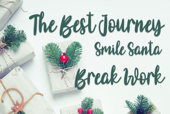 Afternoon Christmas Font Poster 5