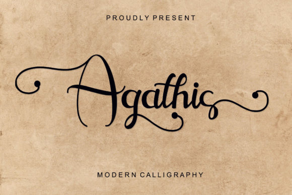 Agathis Font Poster 1