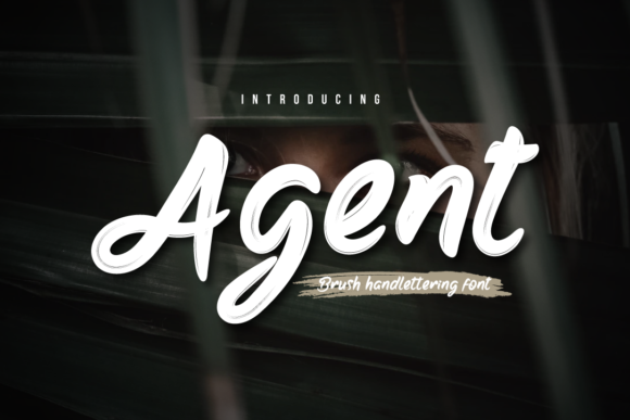 Agent Font Poster 1