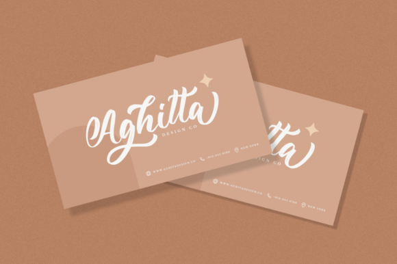Aghitta Font Poster 6