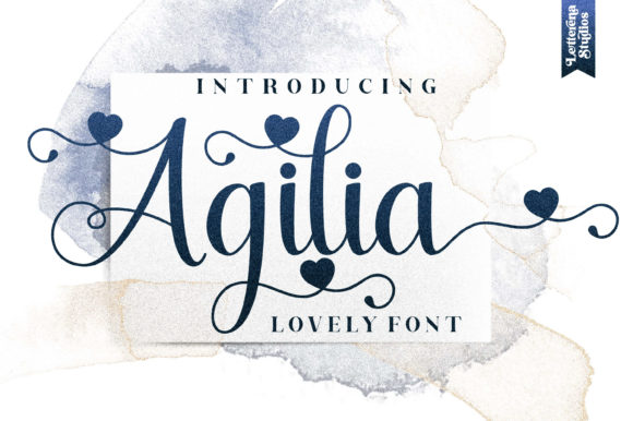 Agilia Font Poster 1
