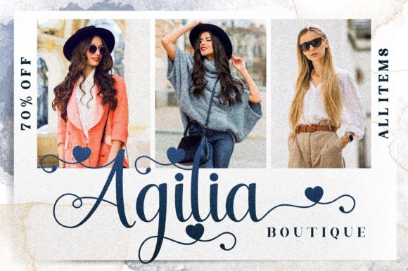 Agilia Font Poster 9