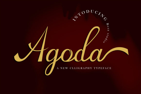 Agoda Font Poster 2