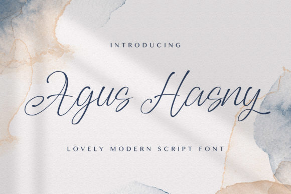 Agus Hasny Font Poster 1