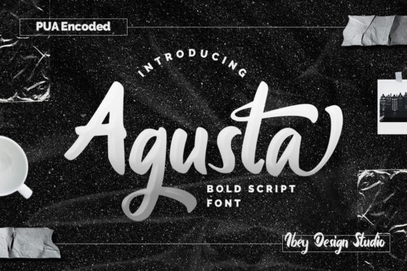 Agusta Font Poster 1