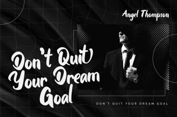 Agusta Font Poster 3