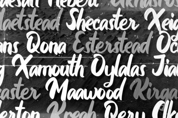 Agusta Font Poster 5