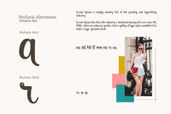 Aho Yaha Font Poster 2