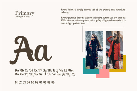 Aho Yaha Font Poster 3