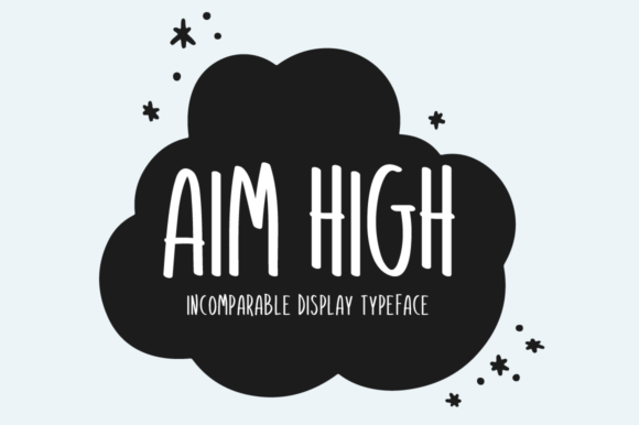 Aim High Font