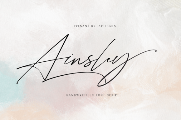 Ainsley Font Poster 1