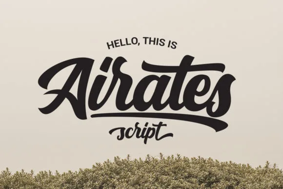 Airates Font Airates Font Poster 1