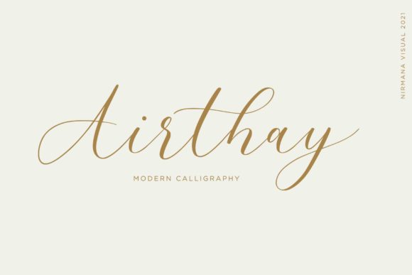 Airthay Font Poster 1