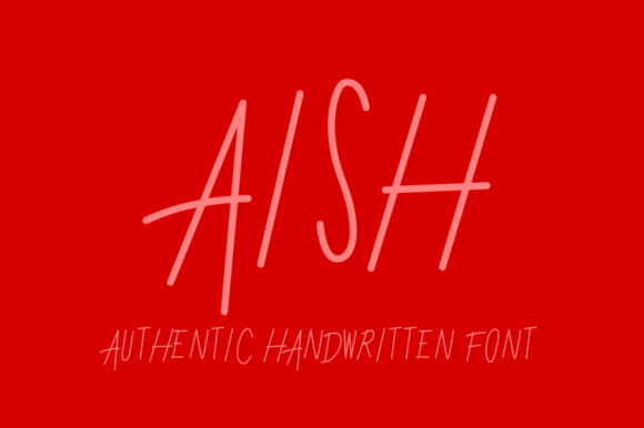 Aish Font Poster 1