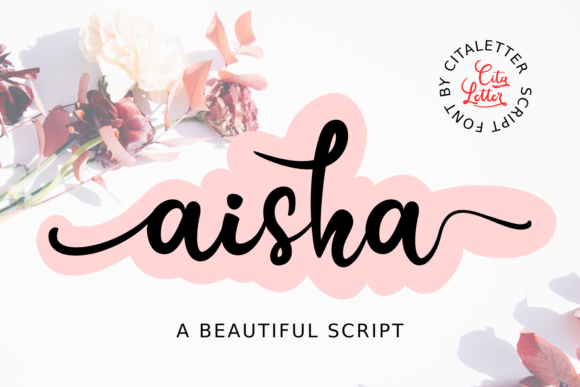 Aisha Script Font