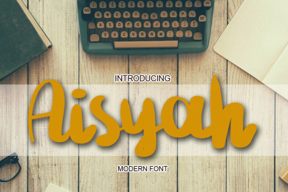 Aisyah Font Poster 1