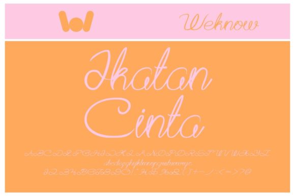 Aku Cinta Kamu Font Poster 2