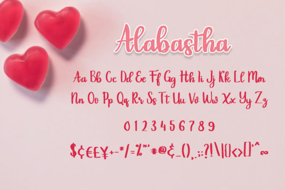 Alabastha Font Poster 3