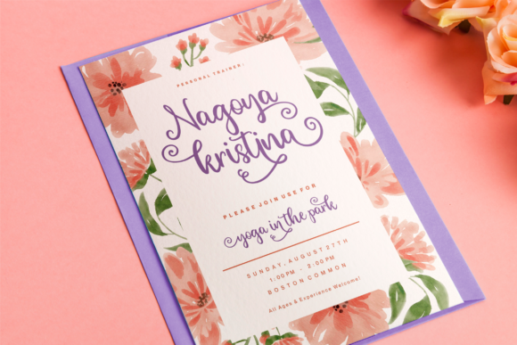 Alafyou Swirly Font Poster 8