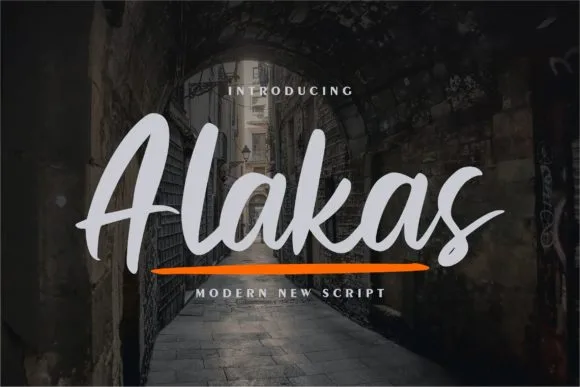 Alakas Font Alakas Font Poster 1