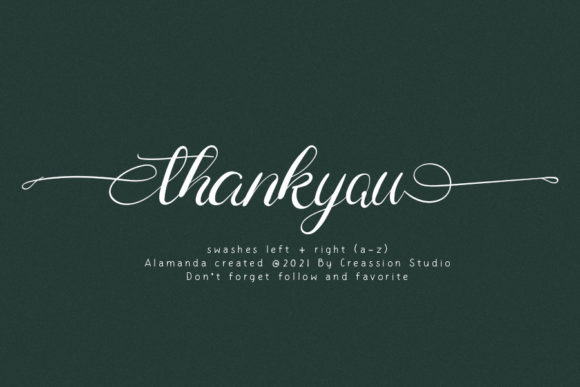 Alamanda Font Poster 5