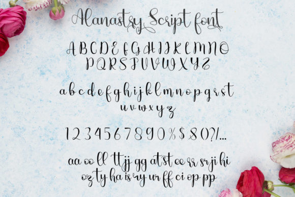 Alanastri Font Poster 6