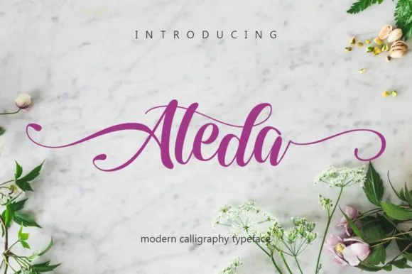 Aleda Font Aleda Font Poster 1
