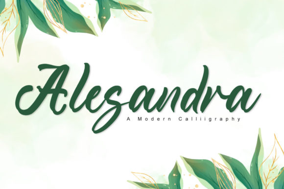 Alesandra Font Poster 1