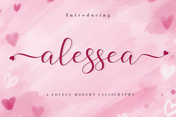 Alessea Font Poster 1