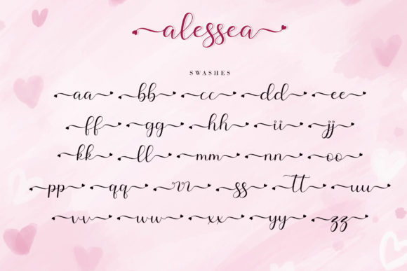 Alessea Font Poster 12