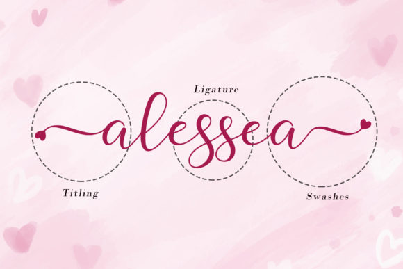 Alessea Font Poster 10