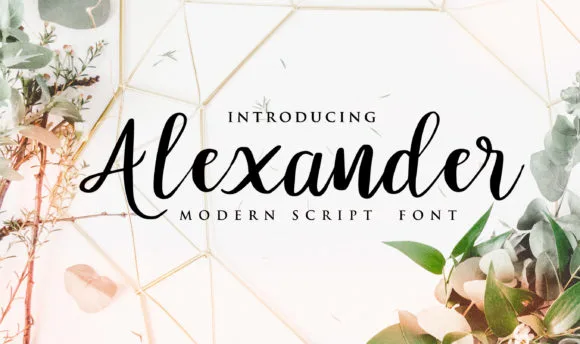 Alexander Font Alexander Font Poster 1