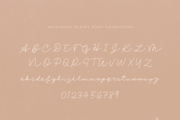 Alexandia Font Poster 7