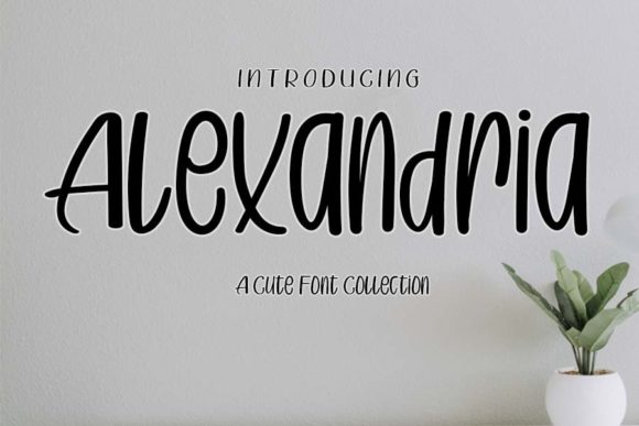 Alexandria Font Poster 1