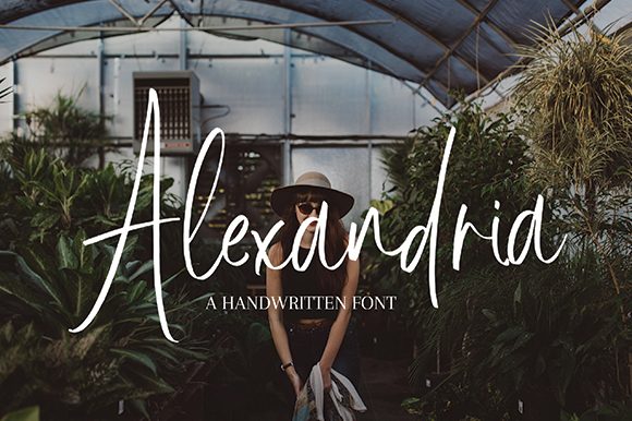 Alexandria Font Poster 1