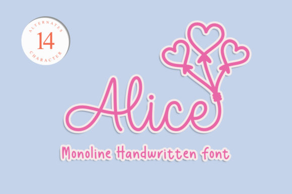 Alice Font Poster 1