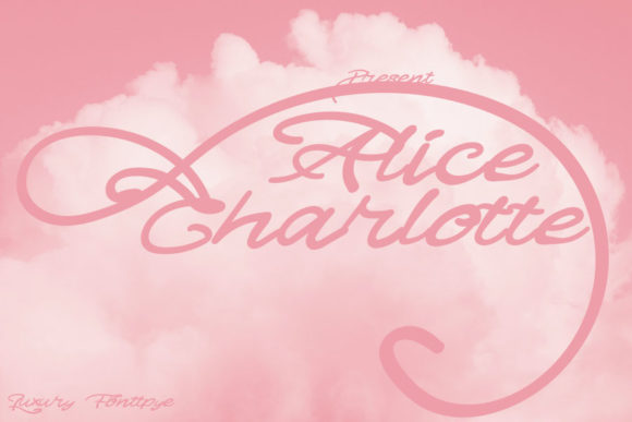Alice Charlotte Font Poster 7