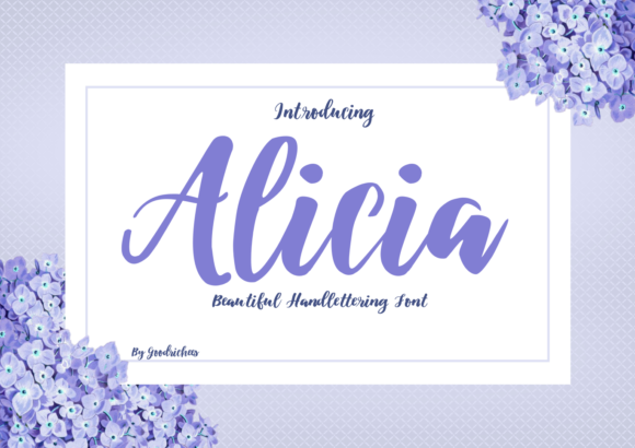 Alicia Font Poster 1