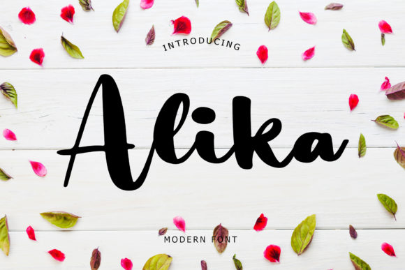 Alika Font Poster 1