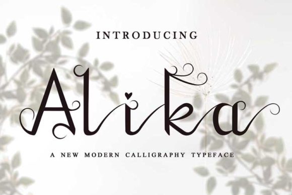 Alika Font Poster 1