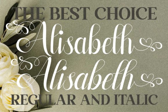 Alisabeth Font Poster 5