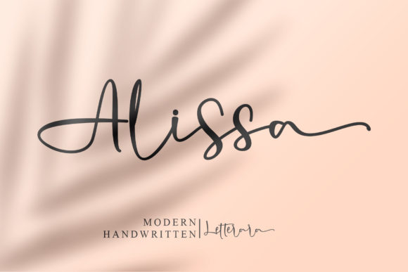 Alissa Font Poster 1