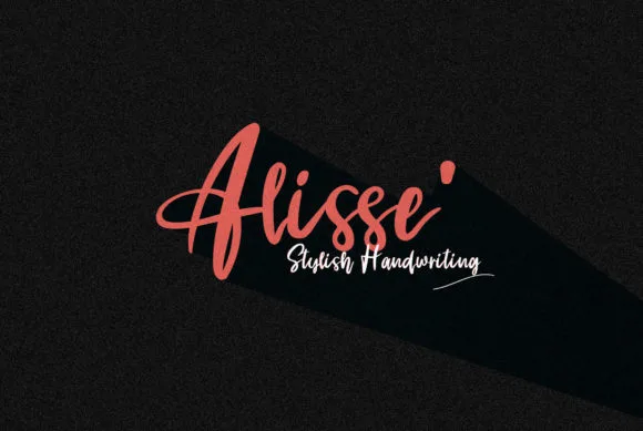 Alisse Font Alisse Font Poster 1