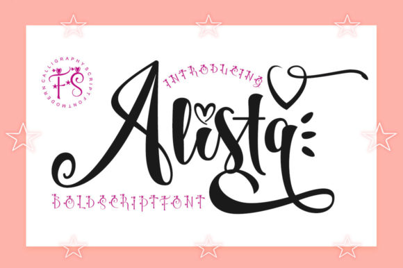 Alista Font Poster 1